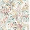 NuWallpaper Teal Peach Naupaka Peel & Stick Wallpaper